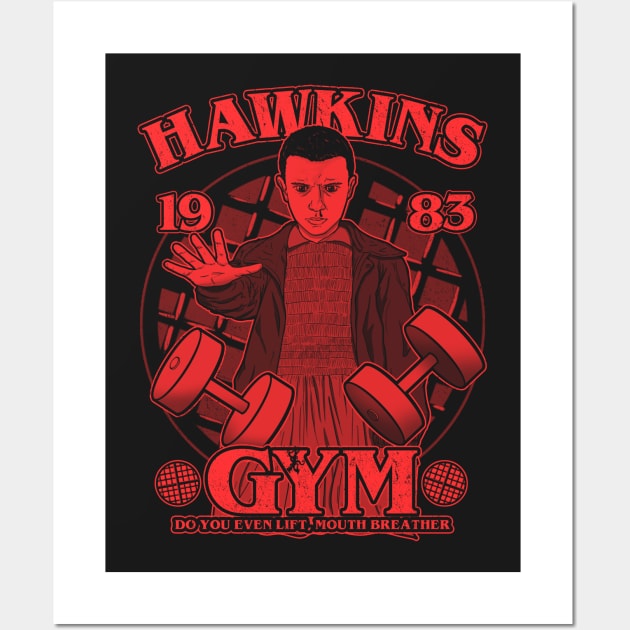 Hawkins Gym Wall Art by jozvoz